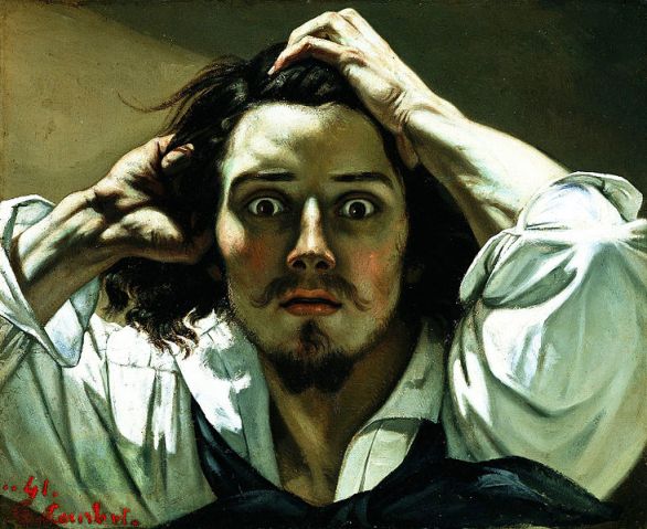 Gustave Courbet- Self-Portrait (The Desperate Man)- Matthews Gallery blog