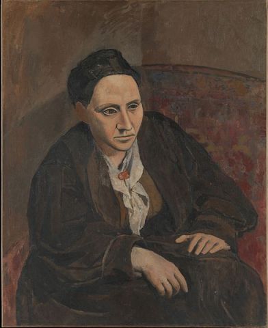 Portrait of Gertrude Stein, Pablo Picasso, Matthews Gallery blog